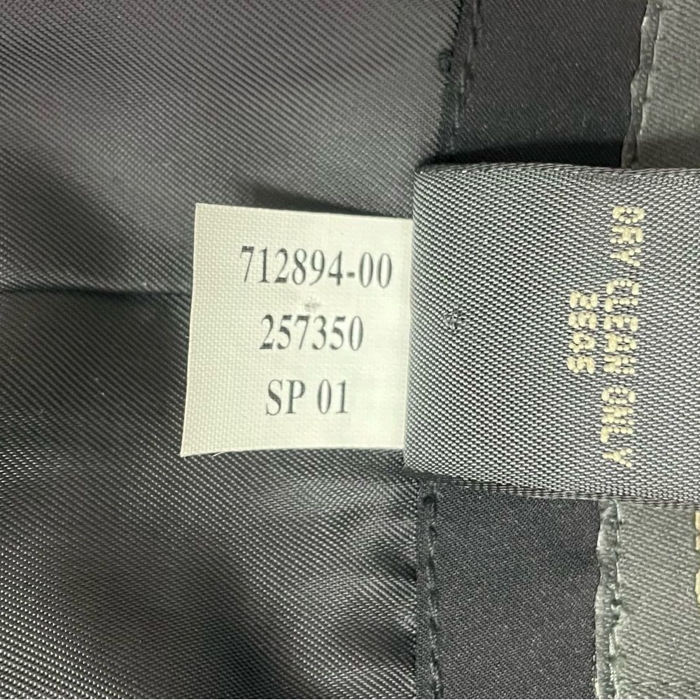 Banana Republic Y2K Trench Coat Black Raincoat Men’s Size XL Vintage Spring 2001 - Picture 9 of 11